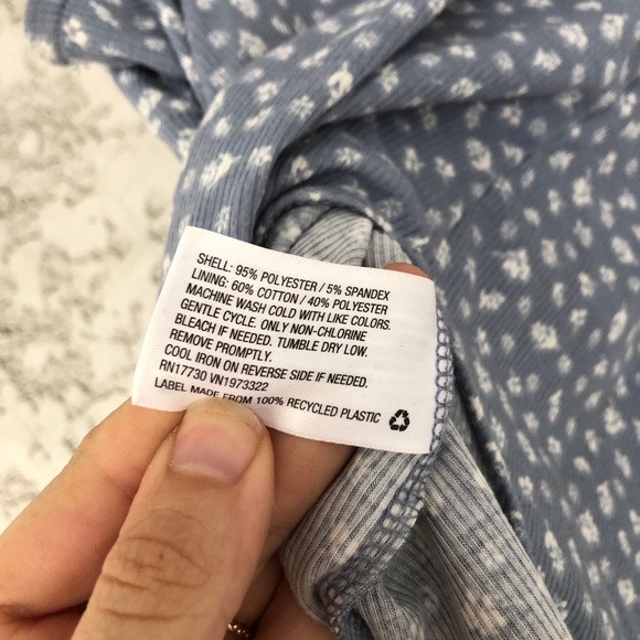 Wild Fable Romantic Bodysuit - light blue/white - Picture 10 of 10